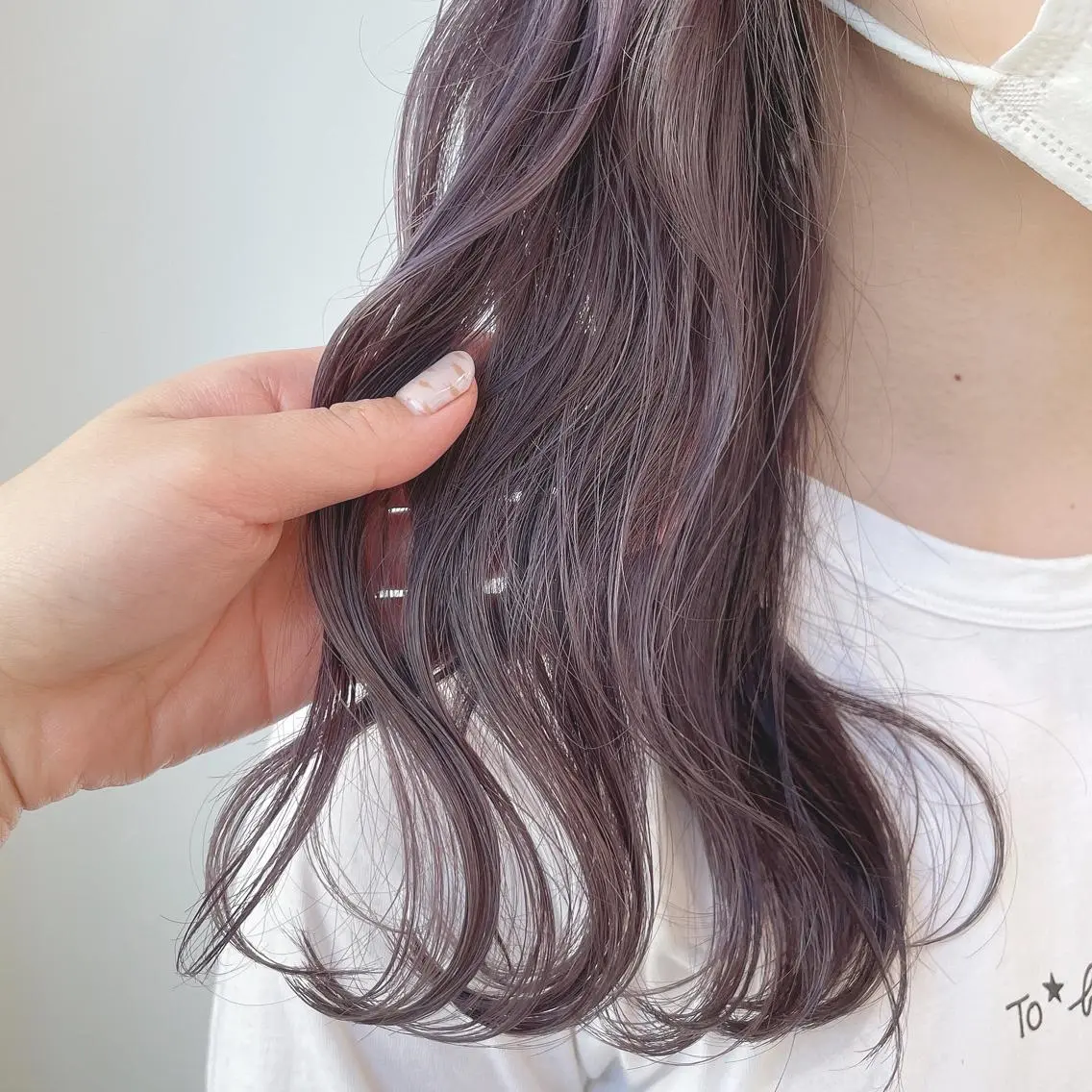 セミロング カラー ヘアカラー 💗🤍透明感カラー 🤍💗kanonのヘアスタイル