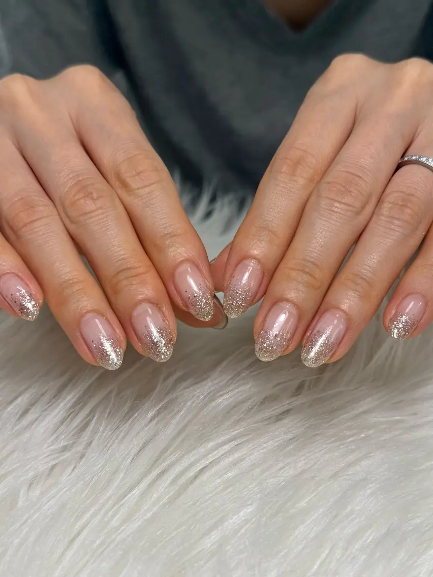ネイル グラデーション ラメ(グリッター) ラメグラデーション Luana nailのネイルデザイン