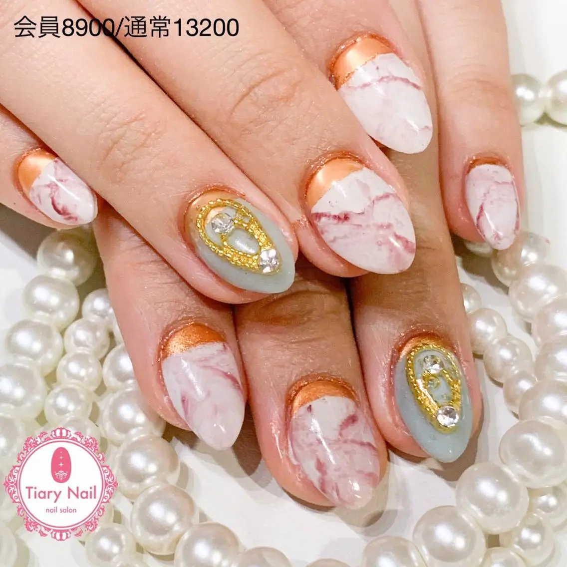 ネイル 桜ネイル 長さ出し オフィスネイル スカルプネイル シンプルネイル 💗🪽Tiary Nail🪽💗のネイルデザイン