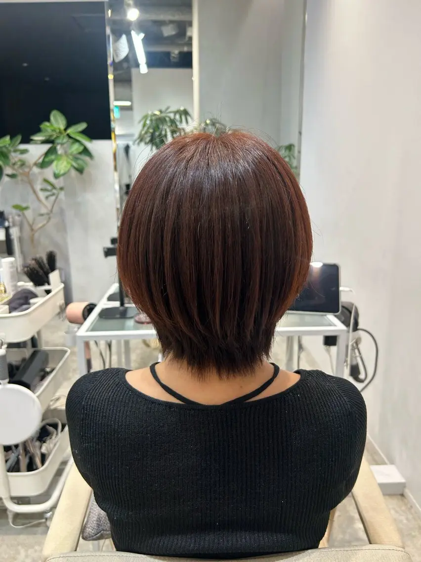 ショート ヘアカラー ワタナベ ユウナ/渋谷/カラーのヘアスタイル