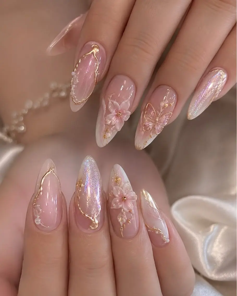 ネイル 韓国ネイル 持ち込み ニュアンスネイル ネイルチップ ハンドネイル Doraemi ANA.CHUOのネイルデザイン