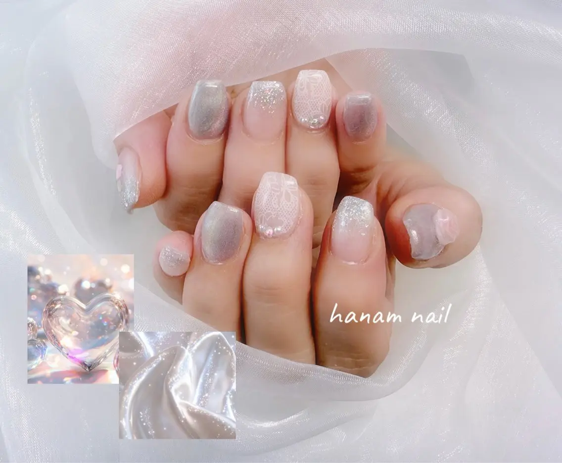 ネイル hanam nail 🌿🩵ハナムネイルのネイルデザイン