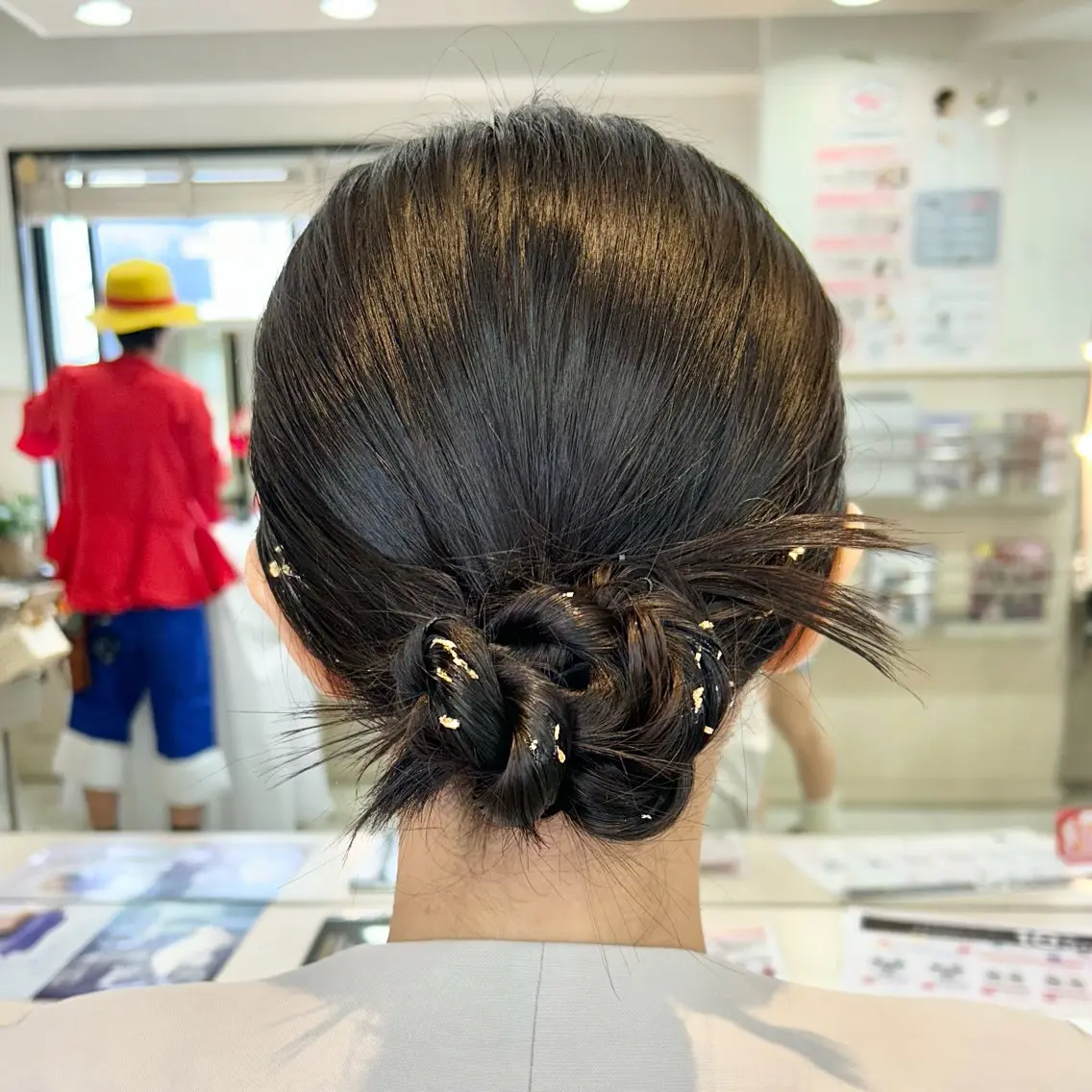 ヘアアレンジ ヘアセット 暖色カラー🪷 オタク美容師🎶のヘアスタイル