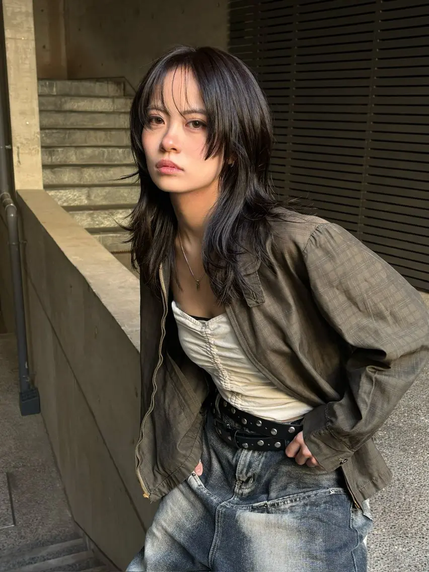 🌟デザインカラー 久保悠那のヘアスタイル