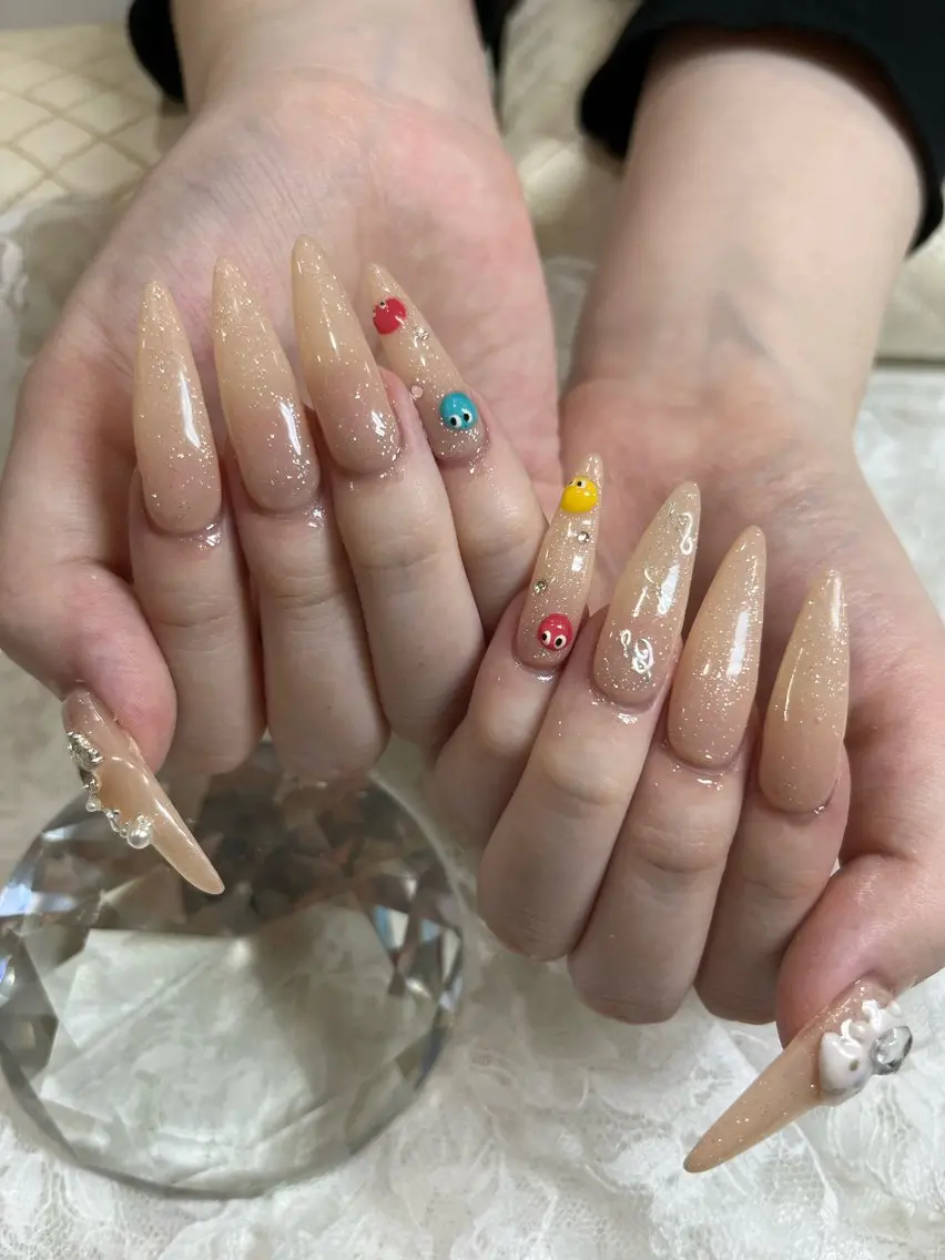 大人気🍓🎀《チップ長さ出し》5本乗せ放題(ケア込)の写真