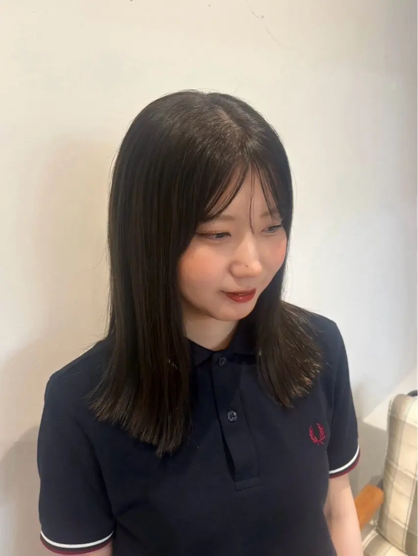 カラー ブリーチ ダブルカラー ブリーチなしカラー オレンジ ヘアカラー ブリーチモデル募集中 /新潟/🎀miyuのヘアスタイル