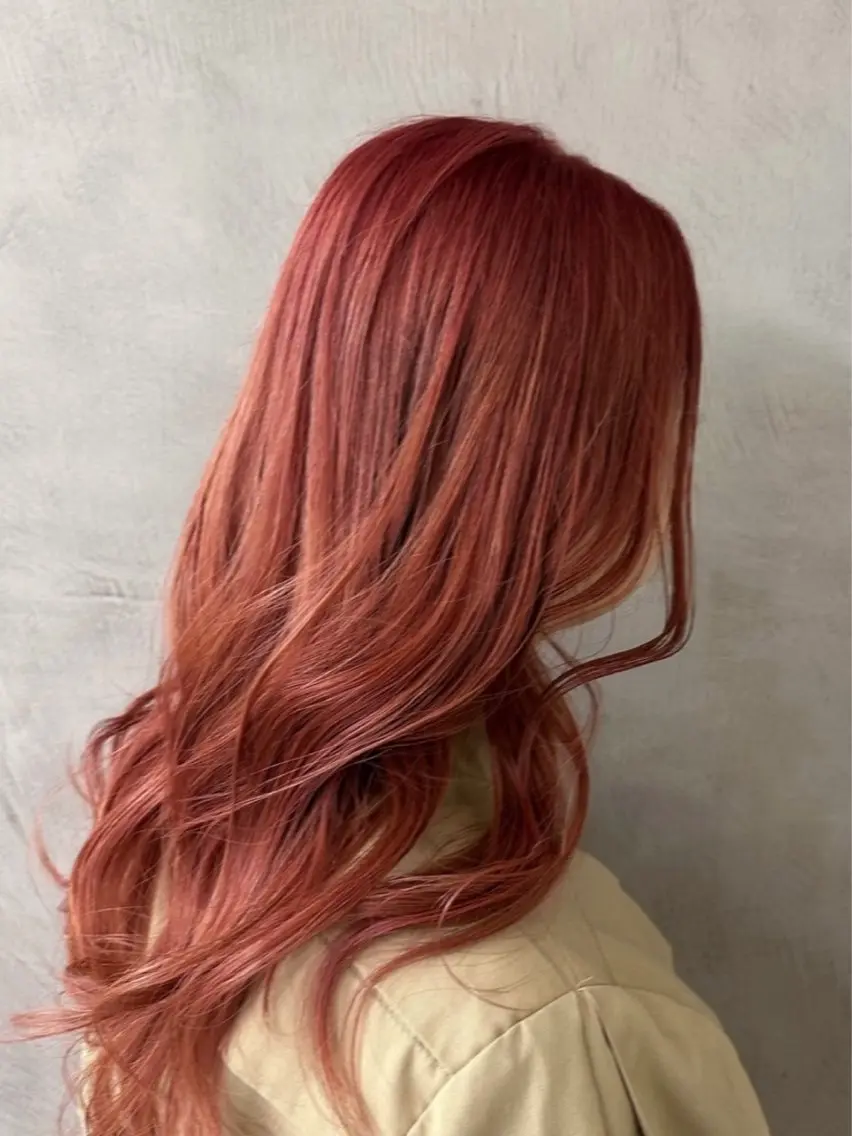 ロング ヘアカラー トリートメント 艶髪/透明感カラー ヤマダモモカのヘアスタイル