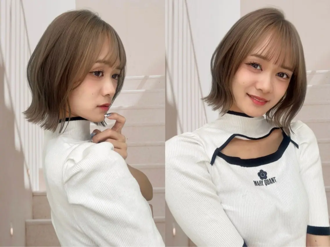 ショート カット ヘアカラー トリートメント 韓国ヘア　野々山 ゆうとのヘアスタイル