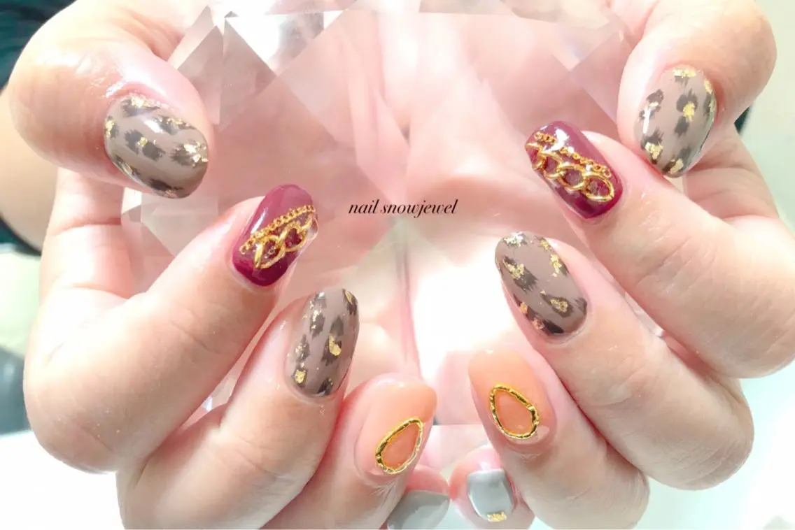 ネイル ハンドネイル nail snowjewelのネイルデザイン