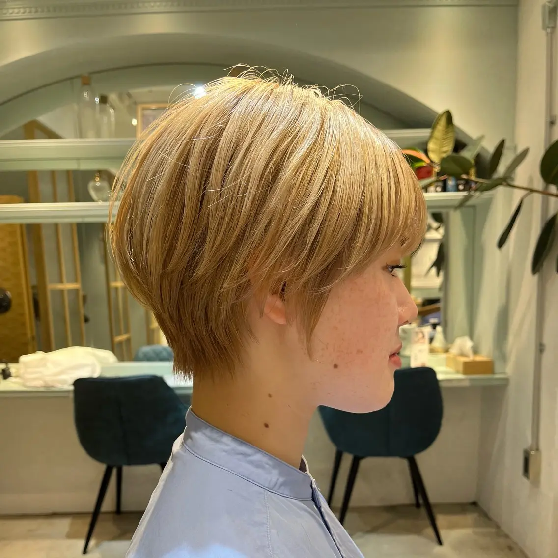 ショート 髪質改善レイヤー/ ボブたんの翔太のヘアスタイル