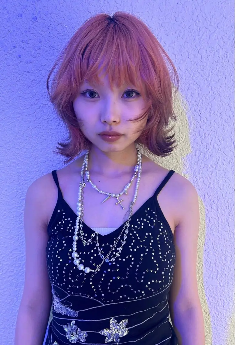 ショート カラー ヘアアレンジ 上野 愛花のヘアスタイル
