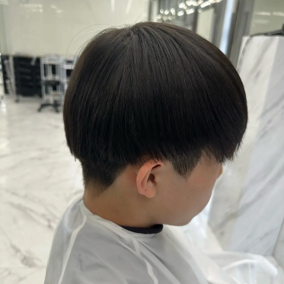 ミディアム パーマ メンズ マッシュ ストレートパーマ ♥️モテ髪美容師♠️ REIのヘアスタイル