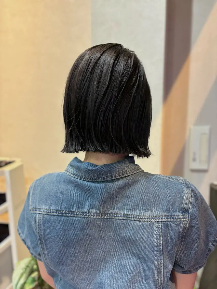 ショート ボブ カット 似合わせカット/ パーマ/藤田和樹のヘアスタイル
