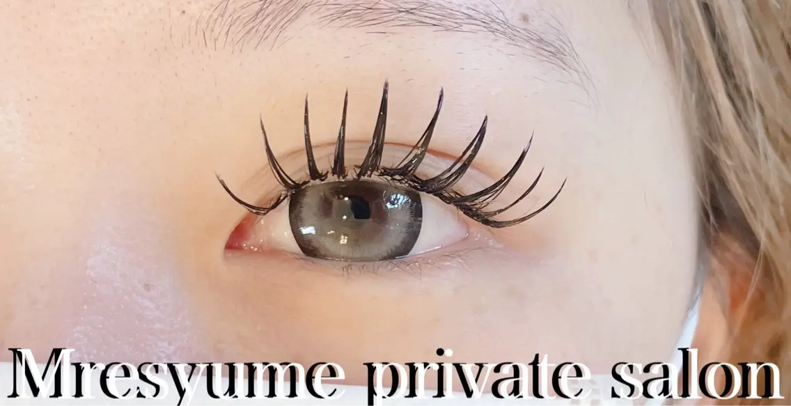 マツエク・マツパ Mresyume MAYUのマツエク・マツパデザイン