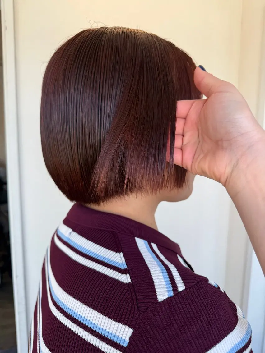 カラー malibu あいかのヘアスタイル