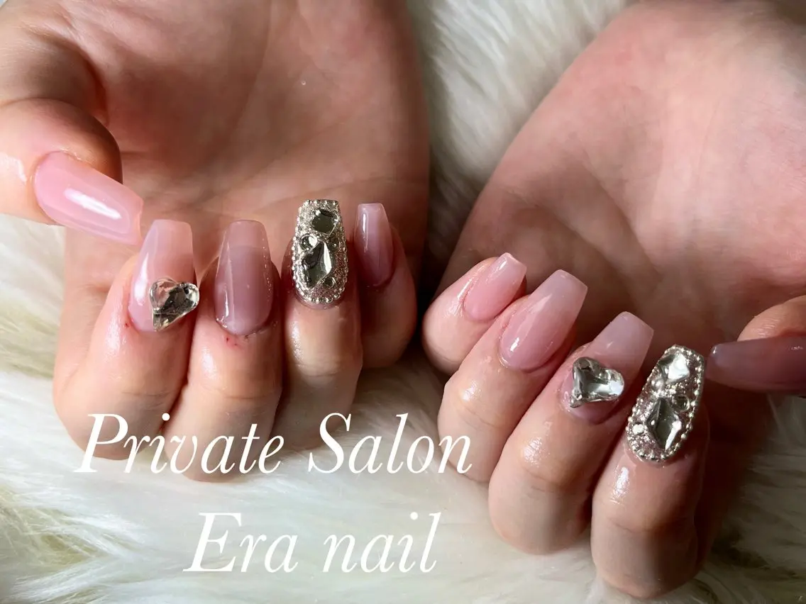 ネイル スカルプネイル シンプルネイル Era nailのネイルデザイン
