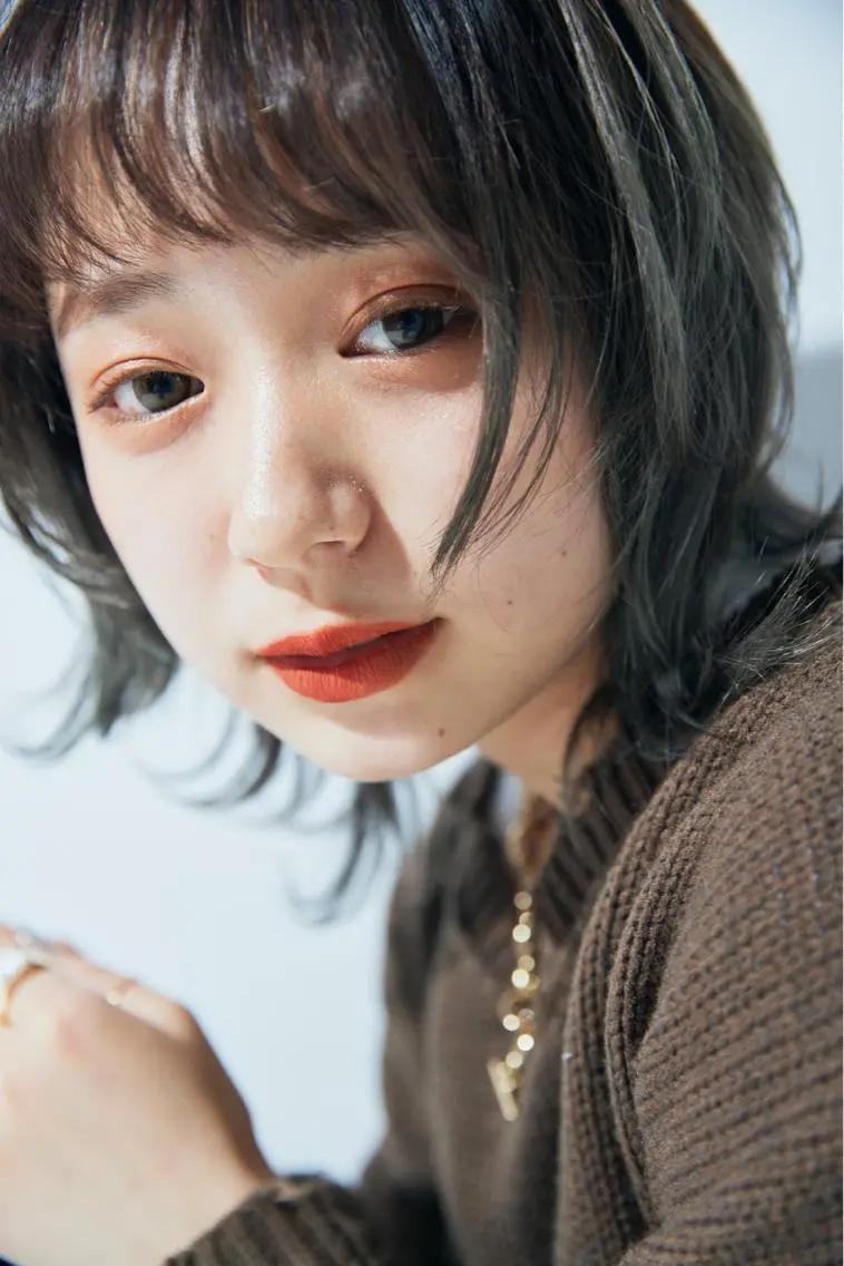 【minimo限定】イヤリングorインナーカラー+カット¥9000の写真