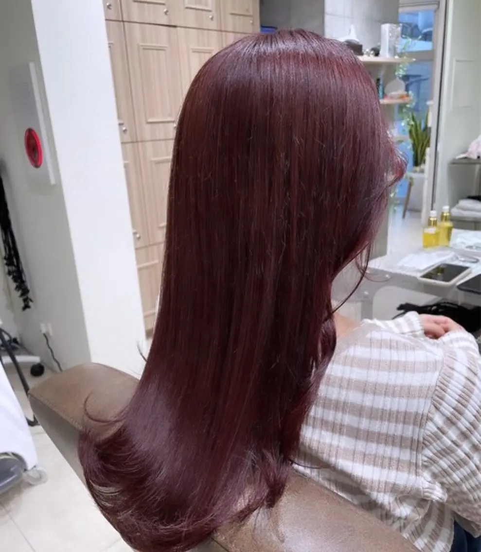 ロング 艶カラー🩵中久保 舞優🩵のヘアスタイル