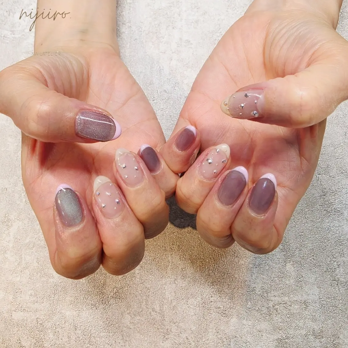 ネイル ハンドネイル nijiiro🌈 サトウのネイルデザイン