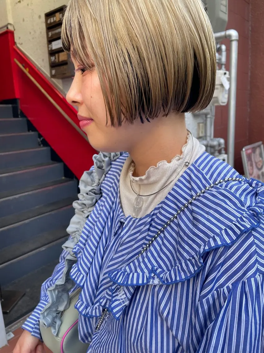 ショート ボブ カット ayane⭐️ボブ・ ショート・パーマのヘアスタイル
