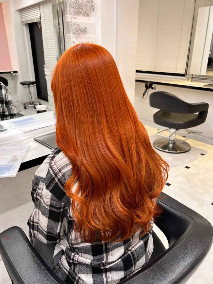 ミディアム カラー ヘアアレンジ カット ヘアカラー トリートメント ヘッドスパ ヘアセット 💕上野美容師☁ ブリーチ💖サワのヘアスタイル