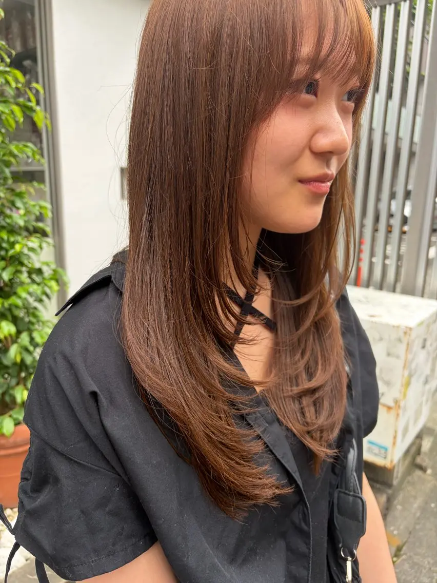 ロング カット ヘアカラー トリートメント 🫧艶感カラー /Ruu🫧のヘアスタイル