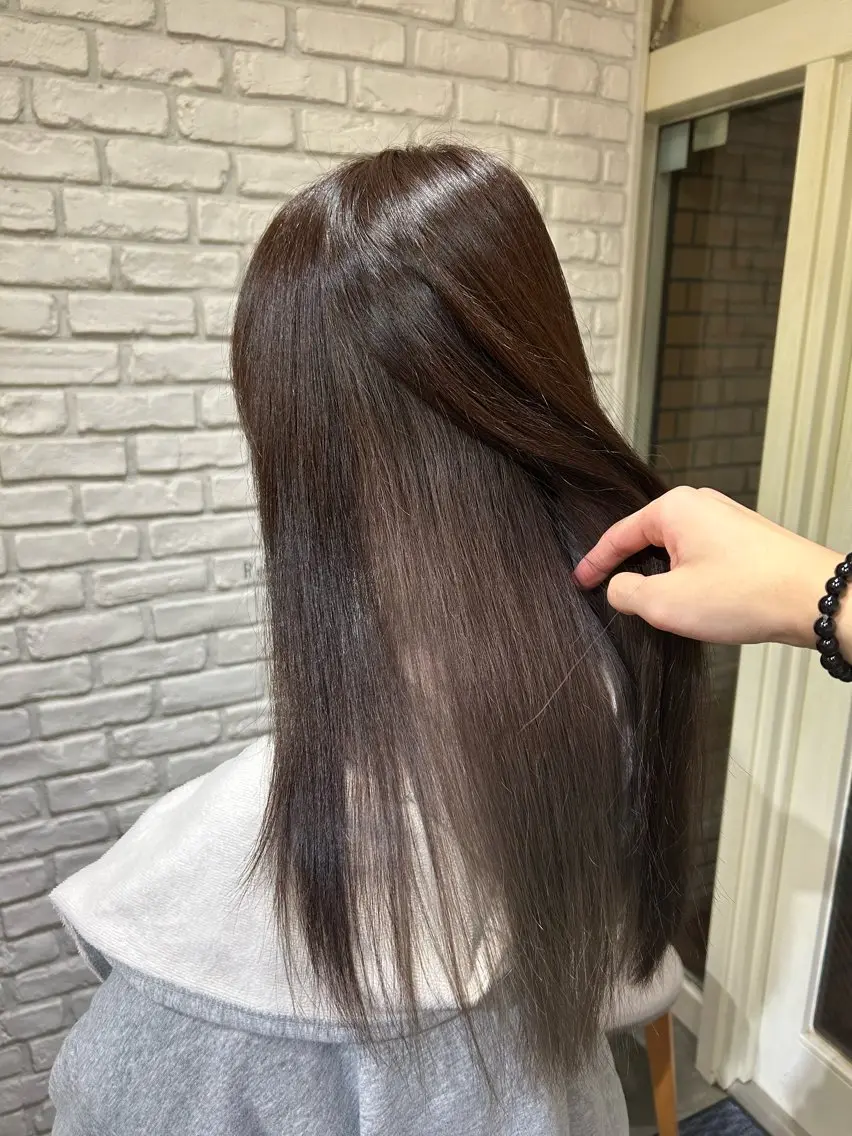 ロング ヘアカラー ︎☀️はるき︎︎☁️ ショートモデル募集のヘアスタイル