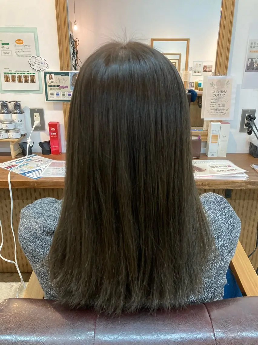 ミディアム ヘアカラー 💫 シュン💫のヘアスタイル