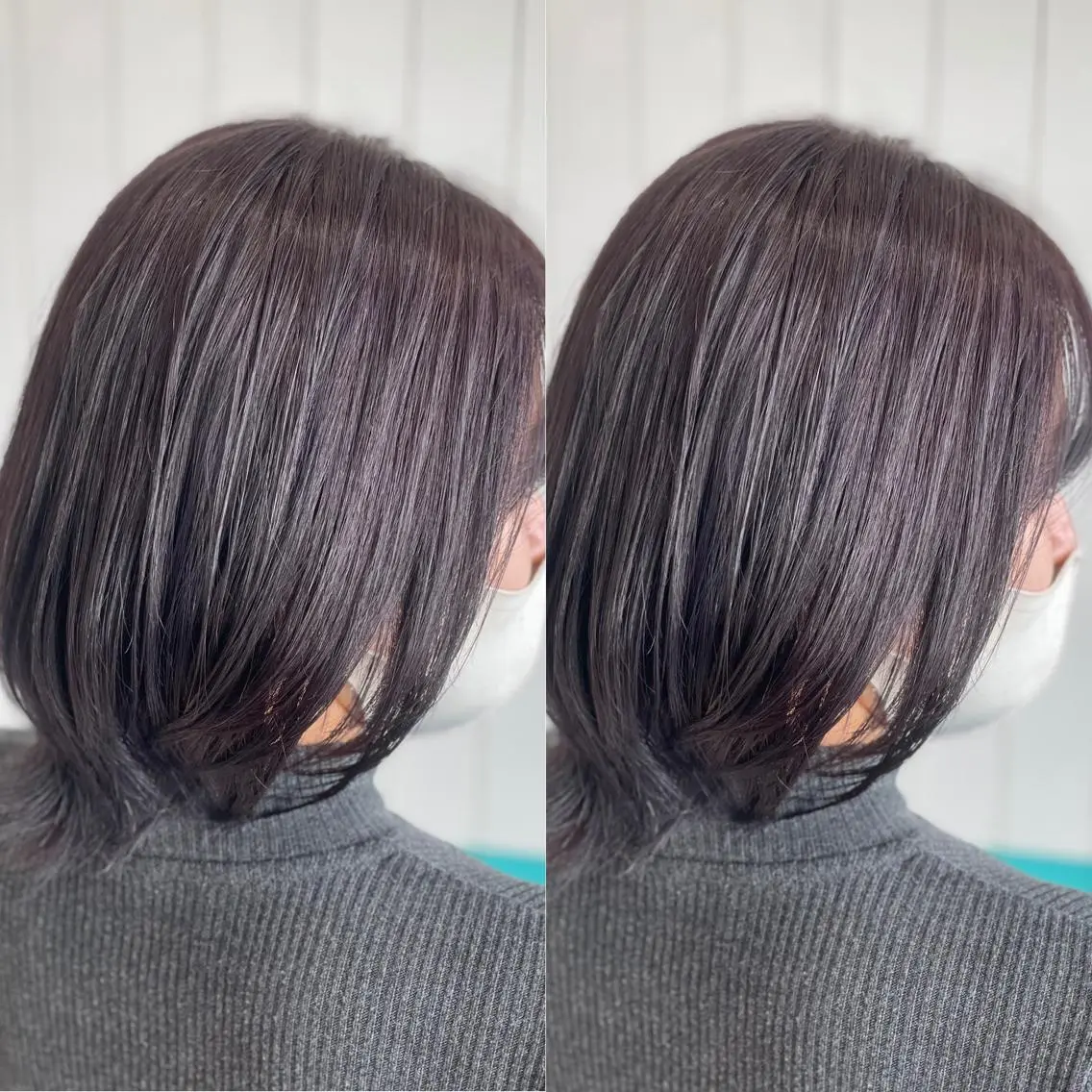 セミロング ハイライト ヘアカラー トリートメント Snaly カラー特化ページのヘアスタイル