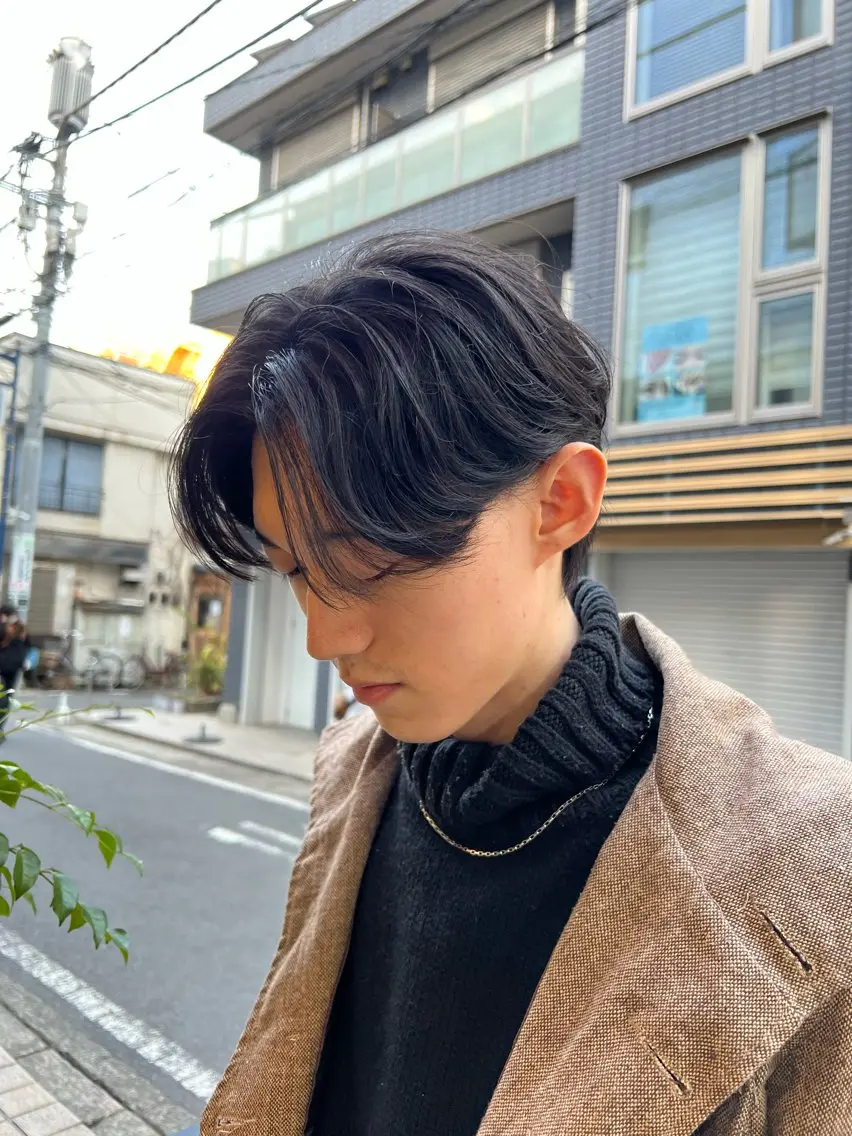メンズ センターパート メンズ韓国風 💈メンズ特化/横浜 /菊地優翔💈のヘアスタイル