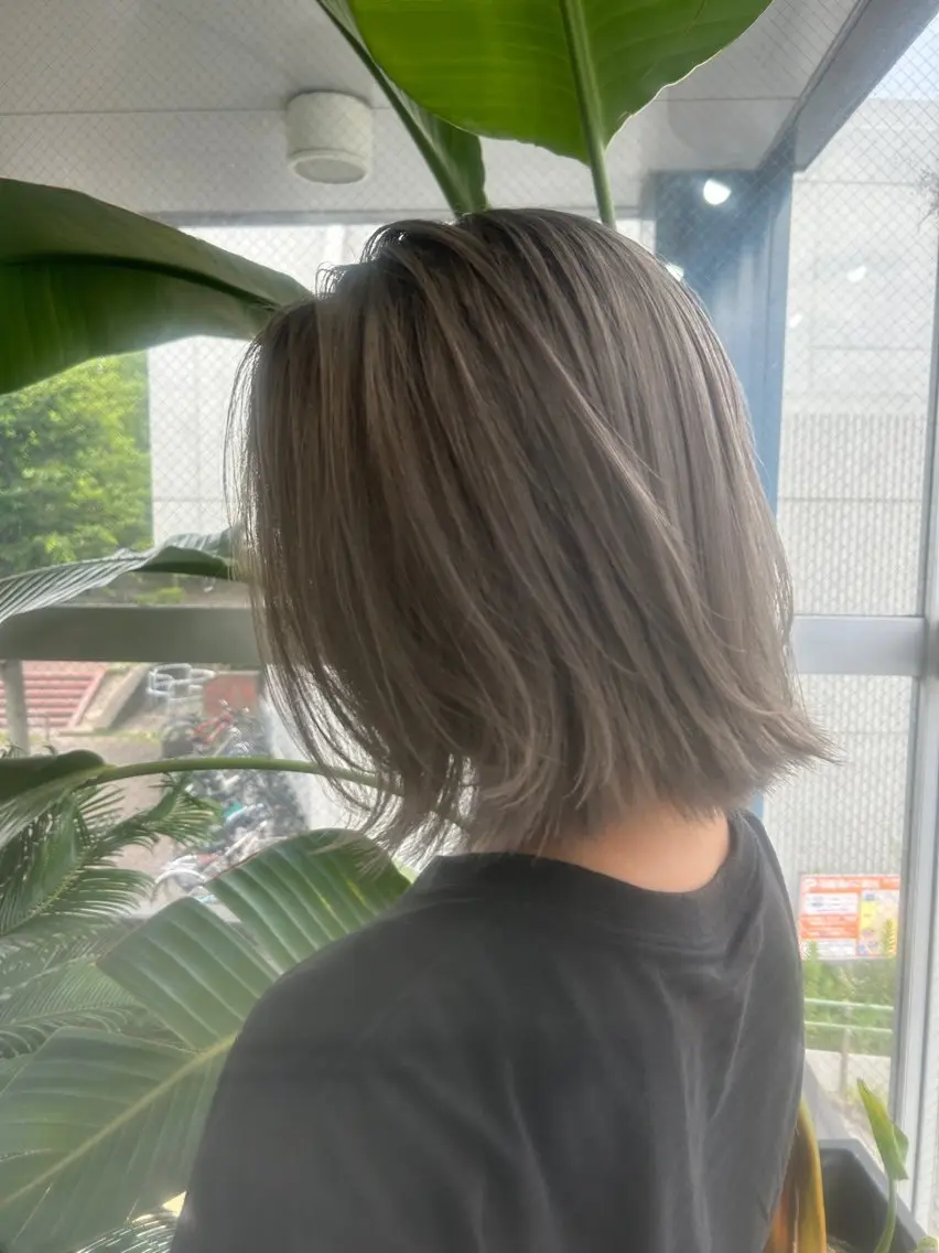 ミディアム ボブレイヤー ボブ レイヤーカット 桝田 友美のヘアスタイル