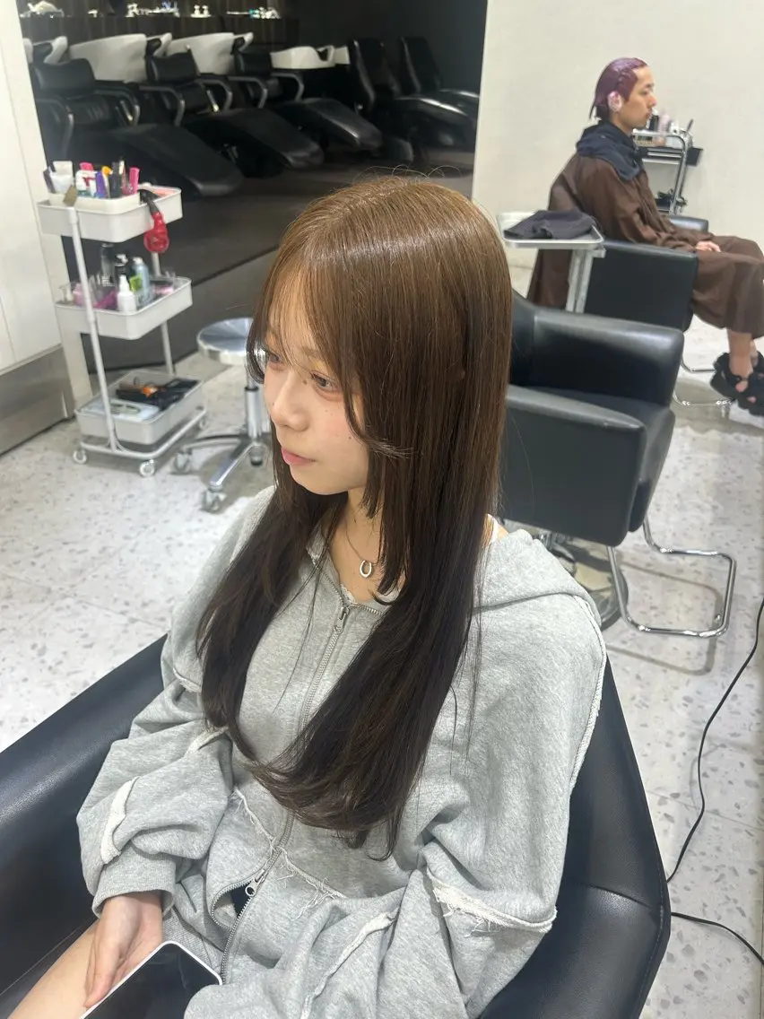 ロング カラー 𝐑𝐈𝐎ྀིのヘアスタイル