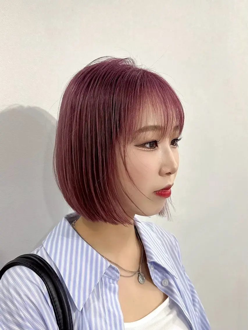 ショート ヘアカラー 尾崎 虹美のヘアスタイル