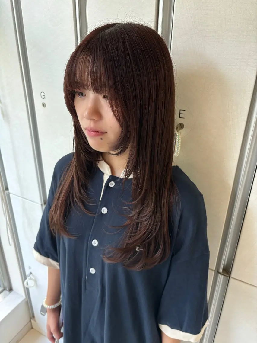 ミディアム レイヤーカット 🎼レイヤー/透明感 カラー/nene♬のヘアスタイル