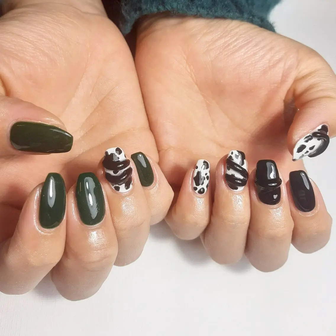 ネイル ジェルネイル 持ち込み ショートネイル 冬ネイル owlnail /持込みデザイン専門のネイルデザイン