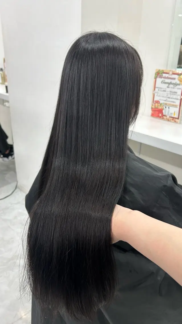 ロング カラー パーマ ヘアアレンジ メンズ キッズ ヘアカラー トリートメント 盛れ韓国ハイトーン 🎀Himari🎀のヘアスタイル