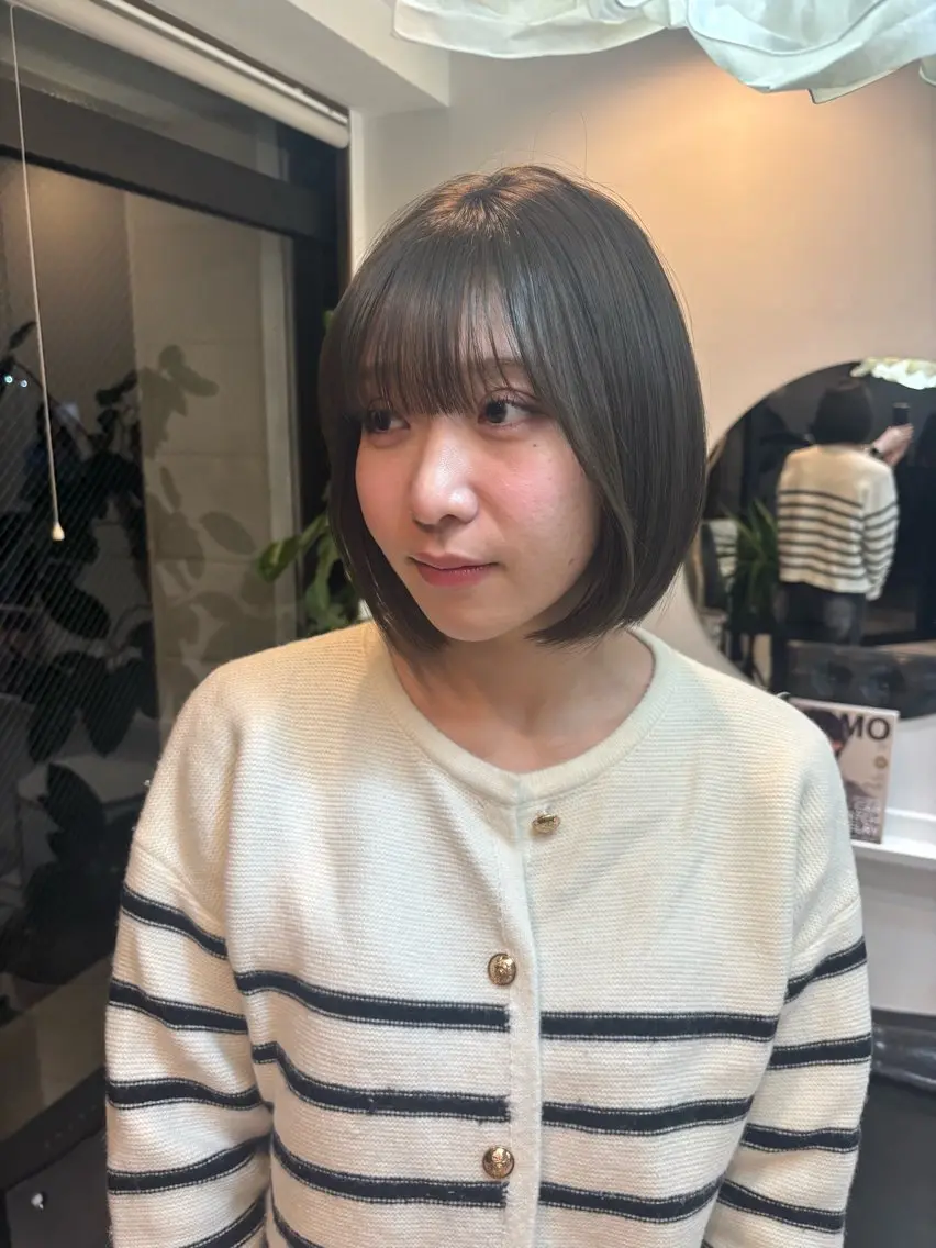 ミディアム ヘアカラー 透明感カラーが得意✨ arakawayuaのヘアスタイル