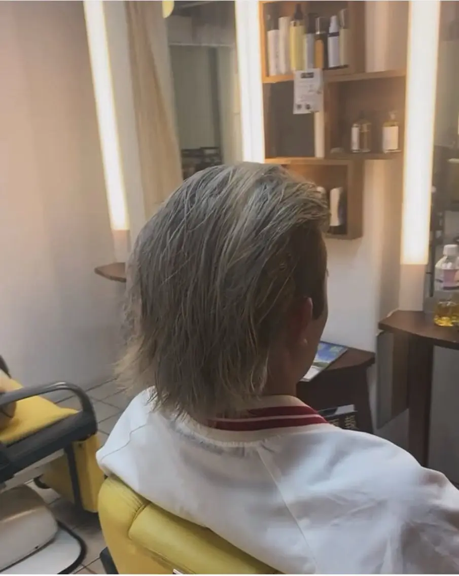 カラー ヘアアレンジ メンズ ヘアカラー 20代〜40代 大塚🌱松原大将のヘアスタイル