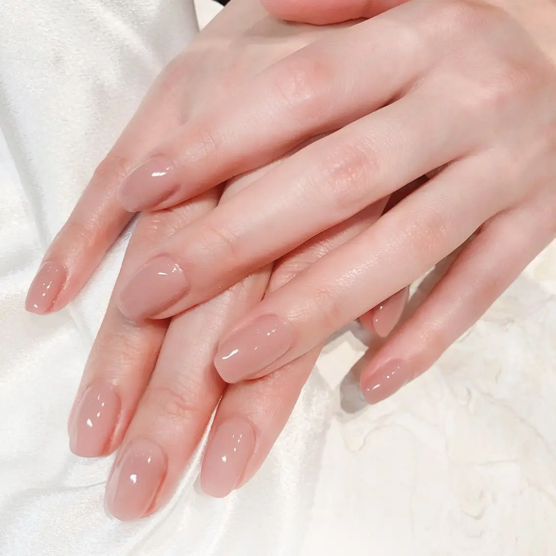 【Jrネイリスト】ハンドパラジェル ワンカラーの写真