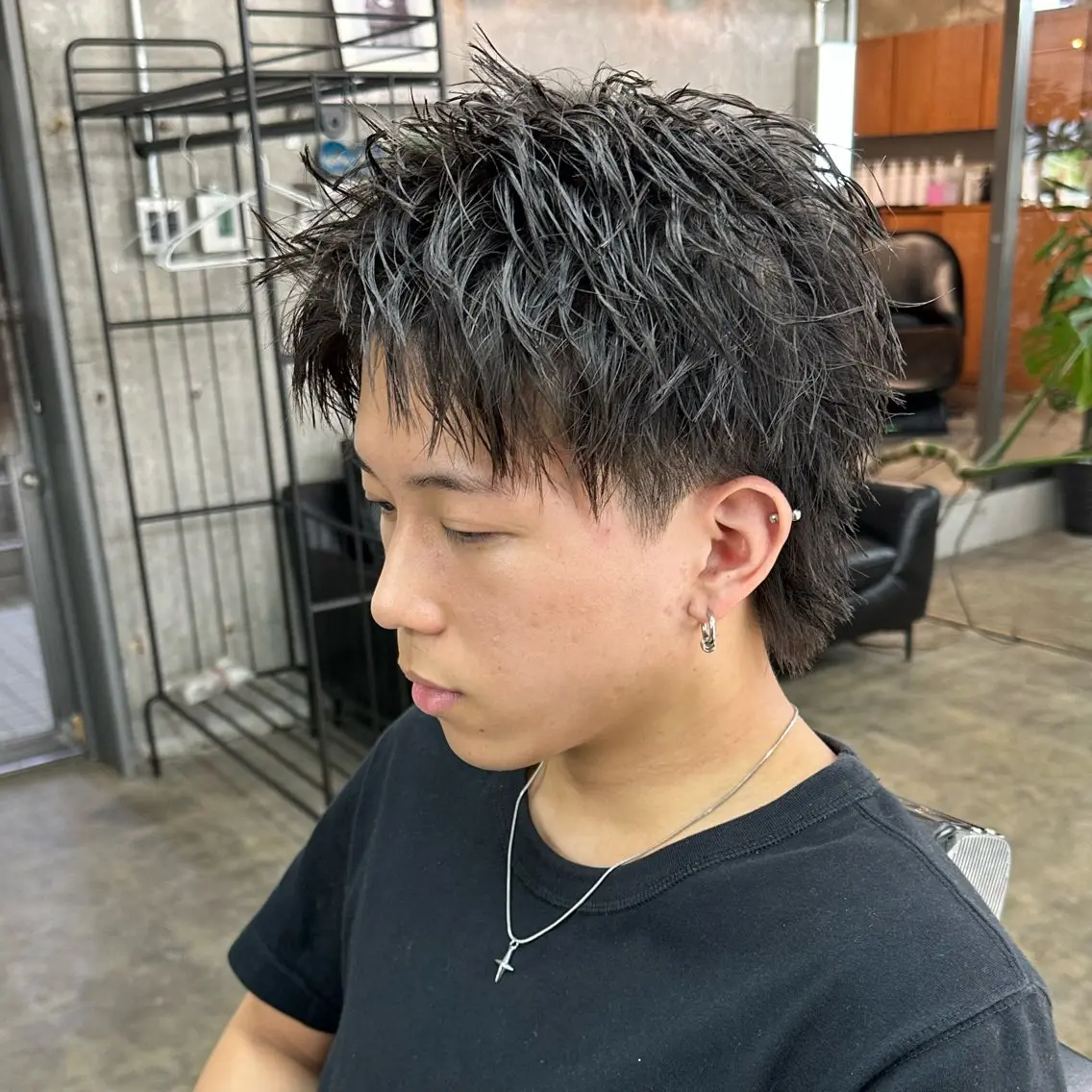 ショート パーマ メンズ メンズパーマ メンズショート ショートヘア 高橋大和/ メンズ特化美容師のヘアスタイル