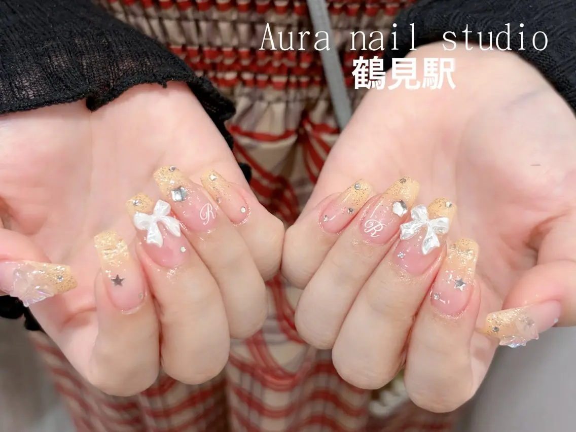 ネイル ハンドネイル AURA NAIL 🌟鶴見店のネイルデザイン