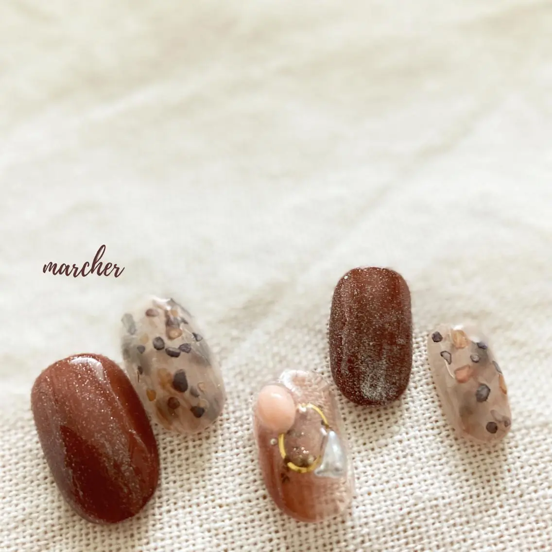 ネイル ハンドネイル Nailbeauty marcherのネイルデザイン