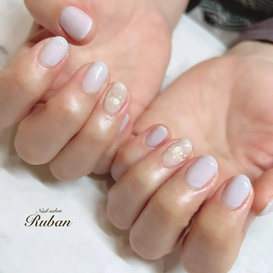 ネイル ワンカラーネイル シンプルネイル Nail salon Rubanのネイルデザイン