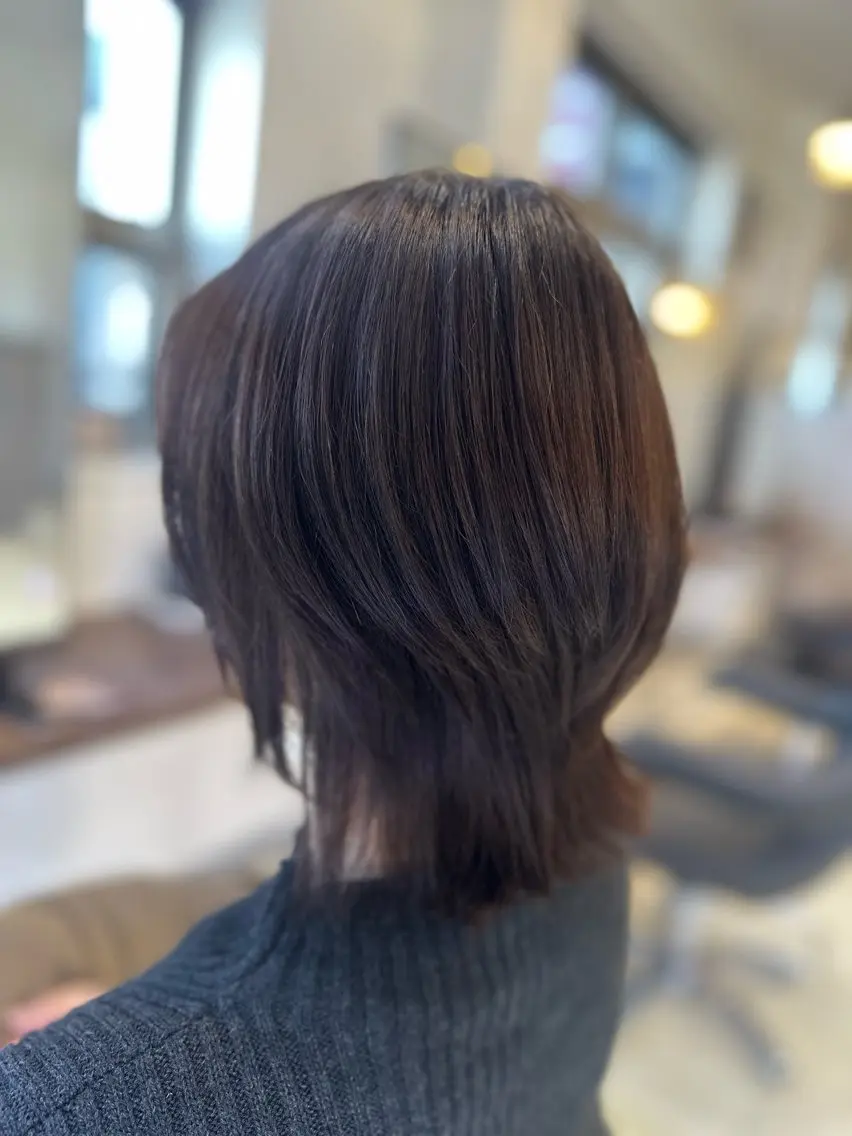 カット ウルフカット style(無料)+水素トリートメント4STEPメニューの写真