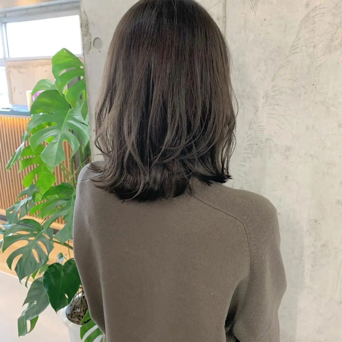 ミディアム カラー ヘアアレンジ カット ヘアカラー トリートメント Aloa透明感ヘア ♡kanami♡のヘアスタイル