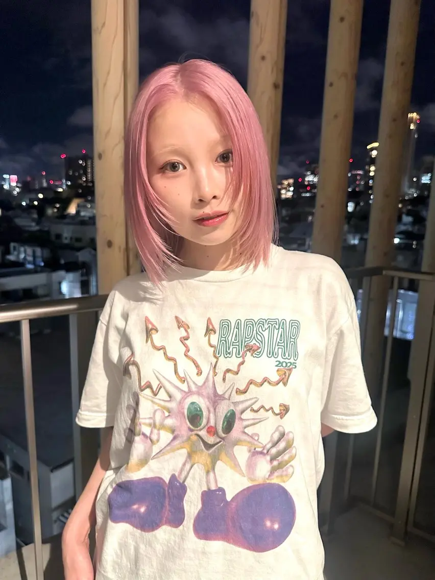 ミディアム カラー ブリーチ ハイトーンカラー ピンクカラー ヘアカラー 💎ブリーチ特化💎 リタッチ/RYUTOのヘアスタイル