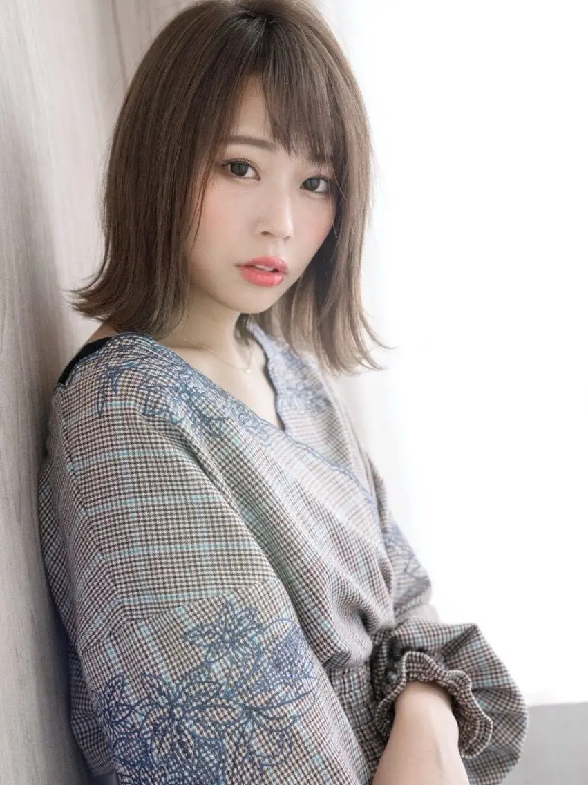 ミディアム モデル募集 tomomiのヘアスタイル