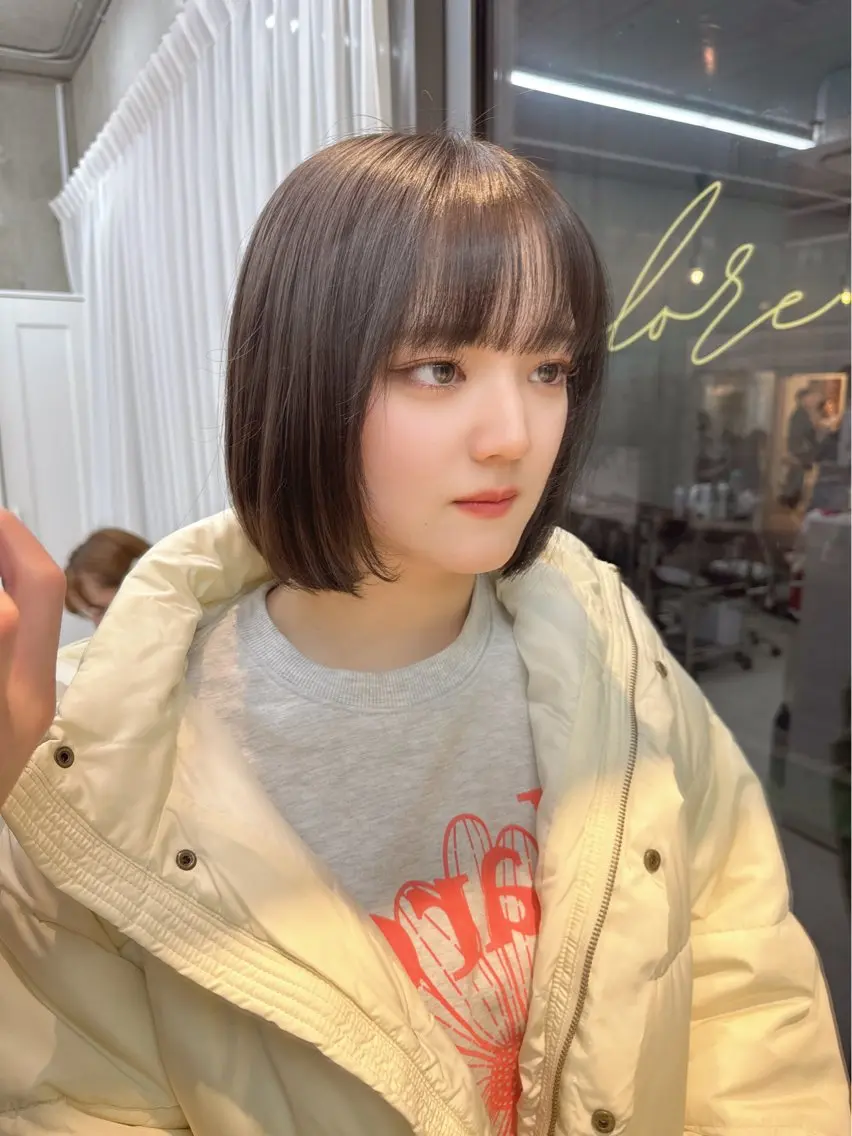 ショート うる艶ヘア♡韓国好き 透明感　shotaのヘアスタイル