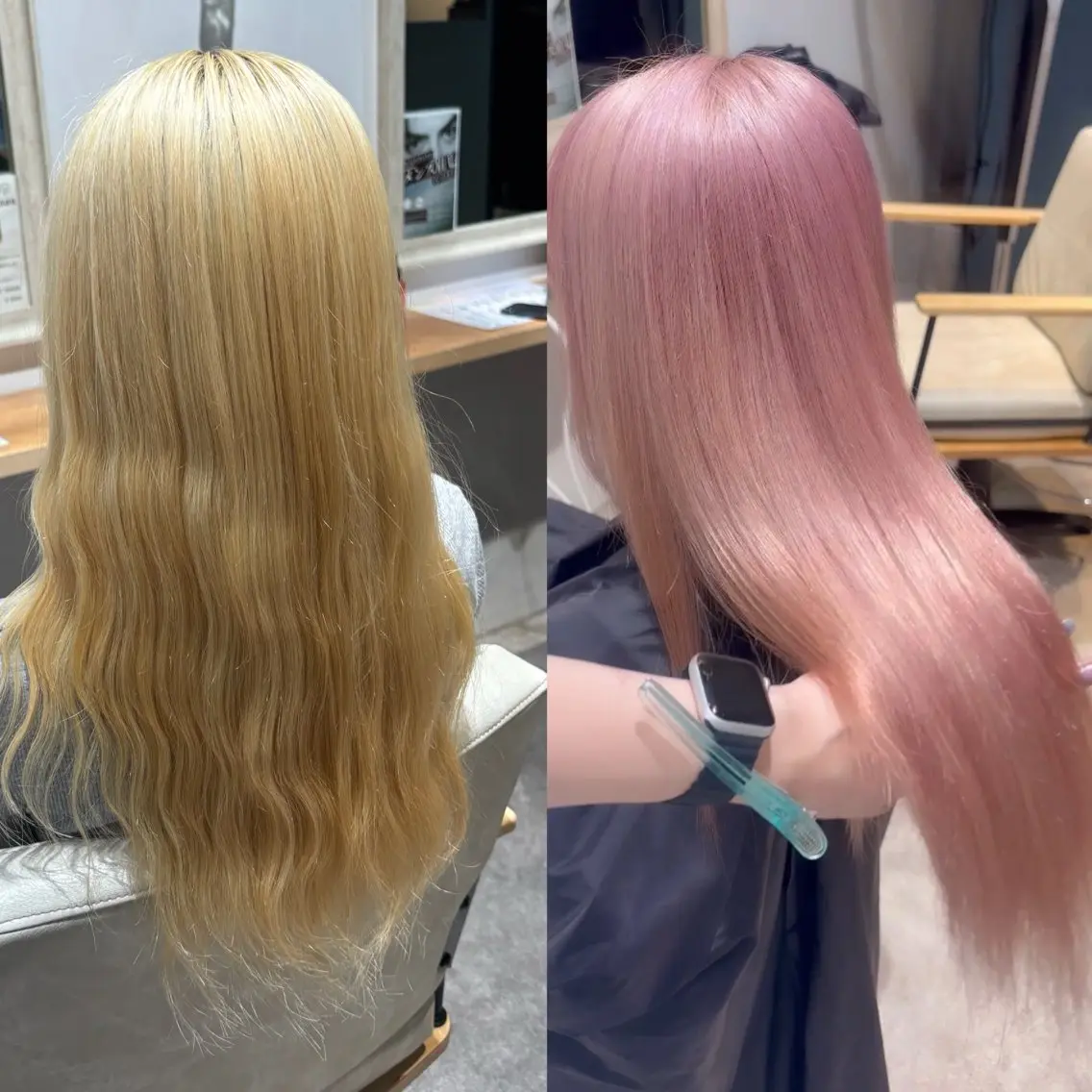 ロング ヘアカラー ZEST kalon RINAのマツエク・マツパデザイン