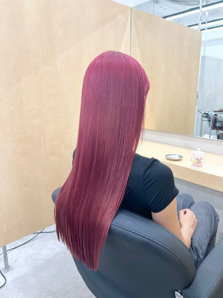 ロング カラー カット ヘアカラー トリートメント ヘアセット 🫧艶ダブルカラー ブリーチ🫧トモヤのヘアスタイル